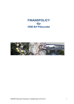Finanspolicy