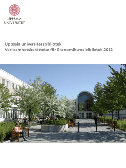Ekonomikums bibliotek - Uppsala universitetsbibliotek