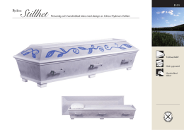 Stillhet Personlig och handmålad kista med design av Ulrica
