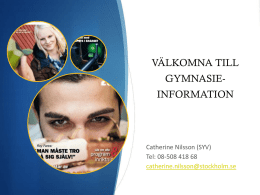 Gymnasiepresentation (2 MB, pdf) - Trollbodaskolan