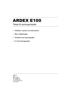 ARDEX E100