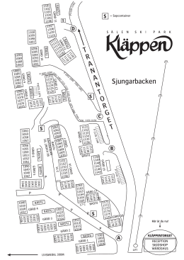 Områdeskarta Sjungarbacken - Bengt