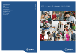 EEL Indesit Sortiment 2010-2011