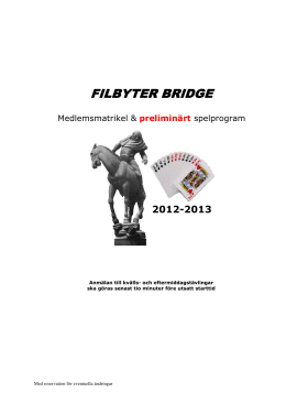 FILBYTER BRIDGE FILBYTER BRIDGE