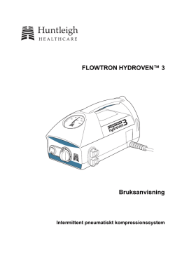 Bruksanvisning FLOWTRON HYDROVEN™ 3 - arjohuntleigh