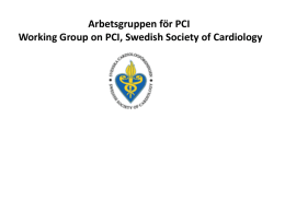 Verksamhetsberättelse 2012 - Svenska Kardiologföreningen