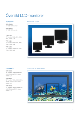 Översikt LCD-monitorer - Utcfssecurityproductspages.eu