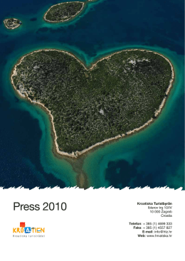 Press 2010 - Hrvatska turistička zajednica
