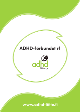 ADHD-förbundet rf - ADHD
