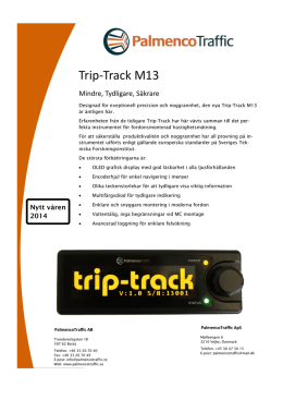Produktblad trip-track m13