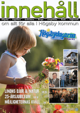 Juni 2013 - Tidningen Innehåll