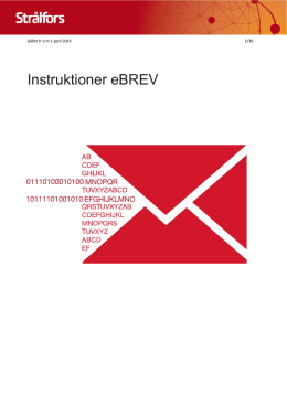 Instruktioner eBREV, svensk text