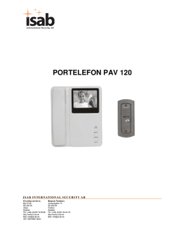 Porttelefon PAV120