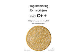 C++ProvKapitel - Polyformia AB