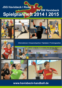 . Spielplanheft 2014 I 2015