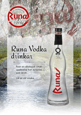 Ladda ner pdf - Runa Vodka of Scandinavia