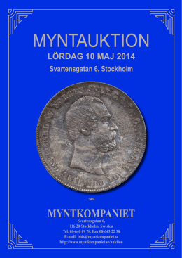 Myntauktion 6