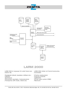 Här kan du ladda ned en teknisk beskrivning av Larm 2000