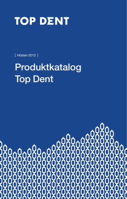 Produktkatalog Top Dent