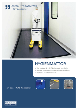 DYCEM HYGIENMATTOR - Indevex Watertech AB