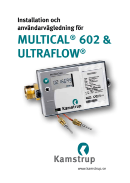 MULTICAL® 602 & ULTRAFLOW®