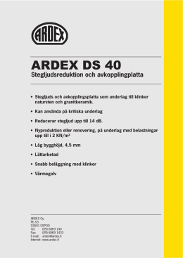 ARDEX DS 40