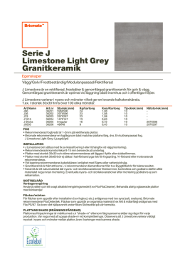 Serie J Limestone Light Grey Granitkeramik