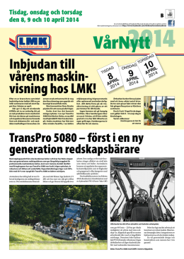 14/1 - LMK Markvårdsmaskiner AB