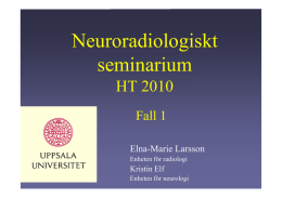 NL-Fall 1 - Enheten för Radiologi