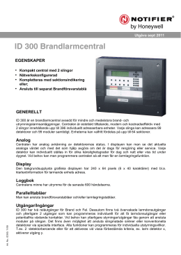 ID 300 Brandlarmcentral