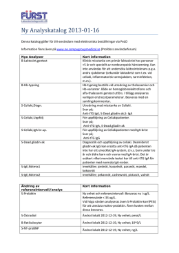 Analyskatalog (pdf) 2013-01-16