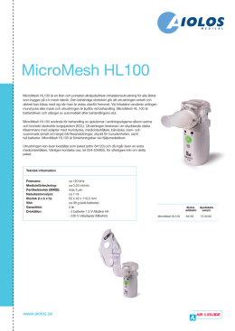 MicroMesh HL100 - Aiolos Medical
