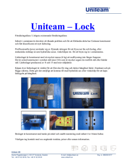 Uniteam-Lock, klass 5