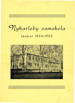 1954–55 - Nykarlebyvyer