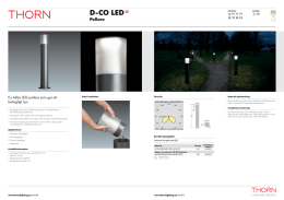D-CO LED Pollare