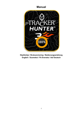 Manual - Tracker