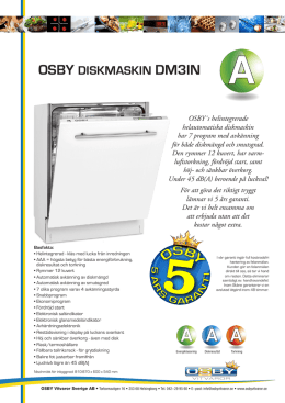 OSBY DISKMASKIN DM3IN