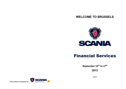 Financial Services - Välkommen till Axaco Event System