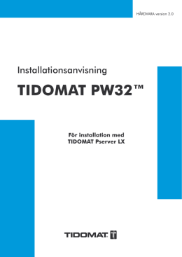 TIDOMAT PW32™