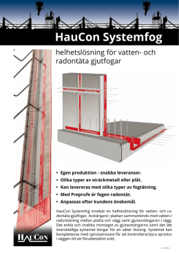 HauCon Systemfog - HauCon Sverige AB