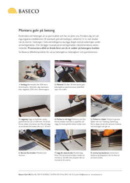 Skruvning direkt i betong (pdf)