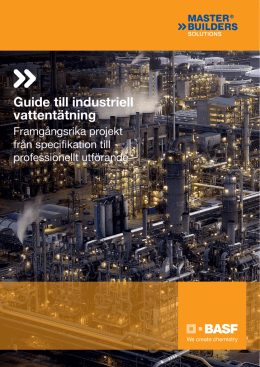 Guide till industriell vattentätning