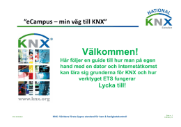 ETS eCampus - KNX Sweden