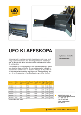UFO KLAFFSKOPA - Umeå Försäljning AB