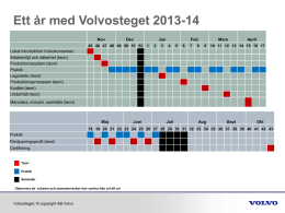 Ett år med Volvosteget 2013-14
