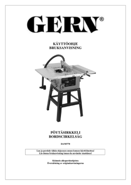DAN0770 manual FIN SE.pdf - GERN