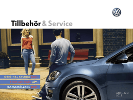 Tillbehör vår/sommar VW
