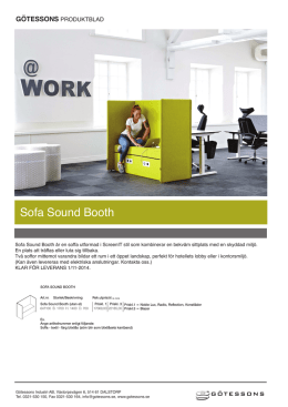 Sofa Sound Booth