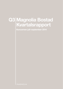 Kvartalsrapport Q3 2014 (pdf)