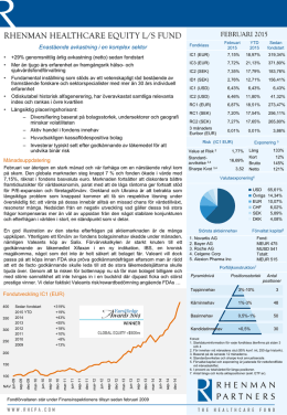 RHENMAN HEALTHCARE EQUITY L/S FUND